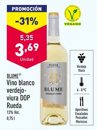 ALDI Vino Blanco Verdejo-Viura DOP Rueda oferta