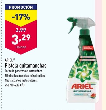 ALDI Pistola Quitamanchas oferta