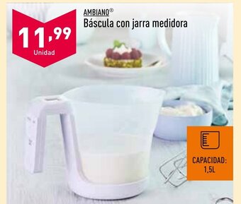 ALDI Báscula Con Jarra Medidora oferta