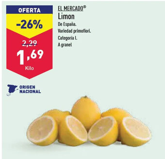 ALDI Limon oferta