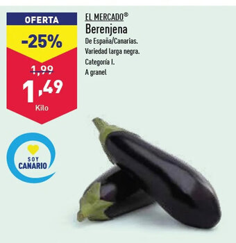 ALDI Berenjena oferta