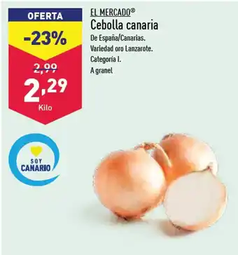 ALDI Cebolla Canaria oferta
