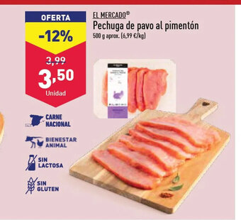 ALDI Pechuga de Pavo al Pimentón oferta