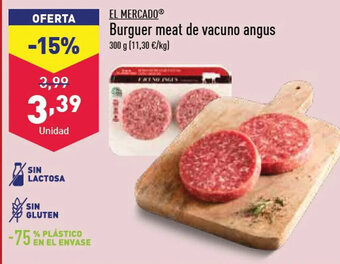 ALDI Burguer Meat de Vacuno Angus oferta