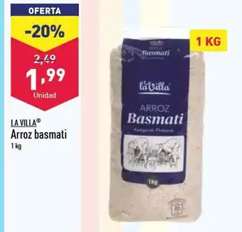 ALDI Arroz Basmati oferta