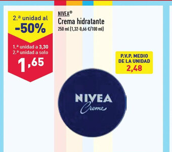 ALDI Crema Hidratante oferta