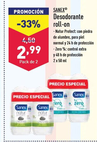 ALDI Desodorante Roll-On oferta
