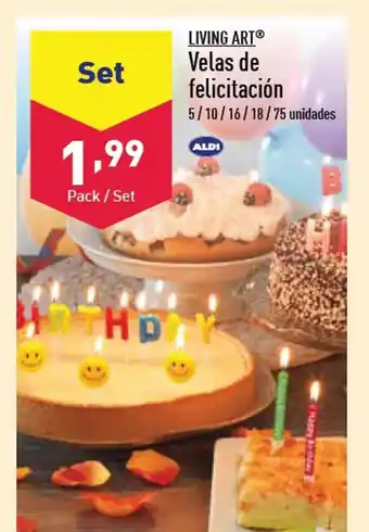 ALDI Velas de Felicitación oferta
