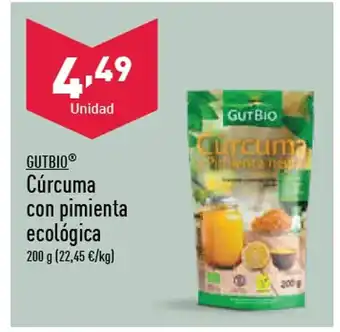 ALDI Cúrcuma Con Pimienta Ecológica oferta