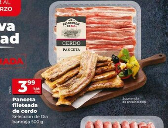 Dia Panceta Fileteada de Cerdo oferta