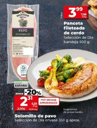 Dia Solomillo de Pavo oferta