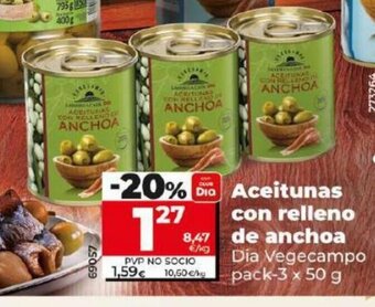 Dia Aceitunas Con Relleno De Anchoa oferta