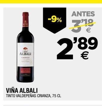 BM Supermercados Vino tinto viña albali oferta