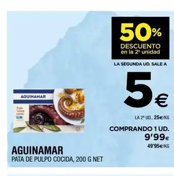 BM Supermercados Pulpo cocido aguinamar oferta