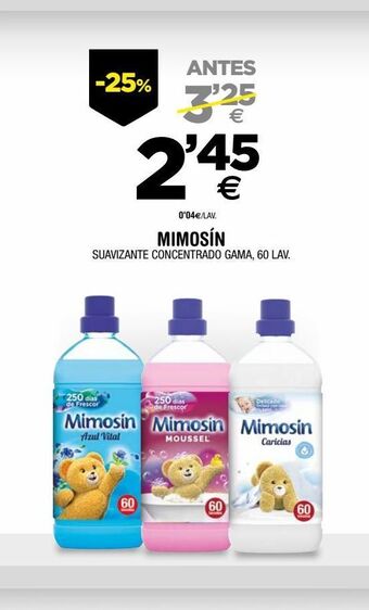 BM Supermercados Suavizante mimosín oferta
