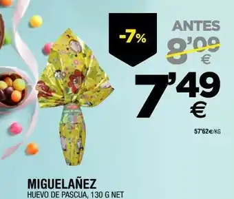 BM Supermercados Huevos de pascua miguelañez oferta