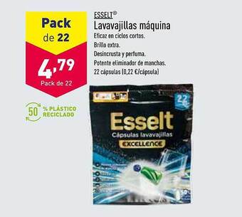 ALDI Esselt lavavajillas máquina oferta