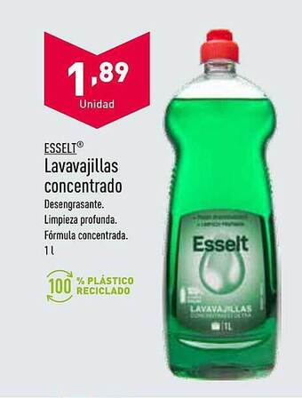 ALDI Esselt lavavajillas concentrado oferta