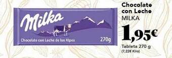 Gadis Chocolate con leche milka oferta