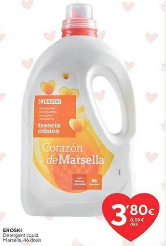 Caprabo Eroski detergent liquid marsella oferta