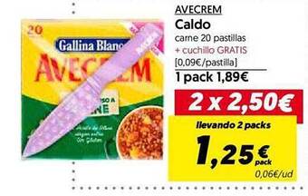 Hiper Usera Avecrem caldo oferta