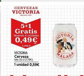 Hiper Usera Victoria cerveza oferta