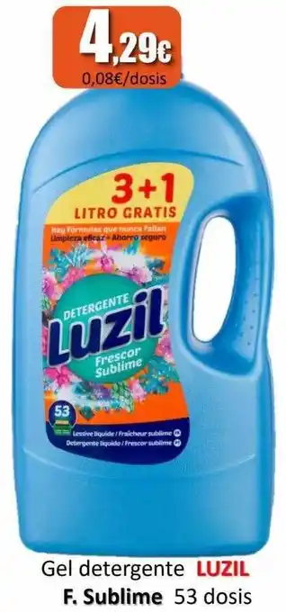 Super Alcoop Luzil gel detergente oferta