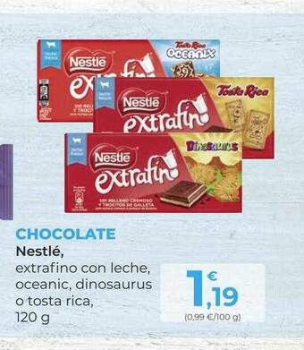 SPAR Gran Canaria Chocolate nestlé oferta