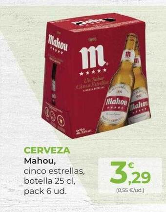SPAR Gran Canaria Cerveza mahou oferta