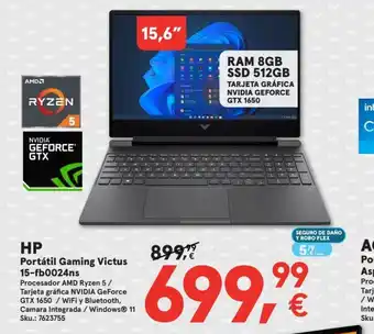 Worten Portátil Gaming Victus 15-FB0024ns oferta