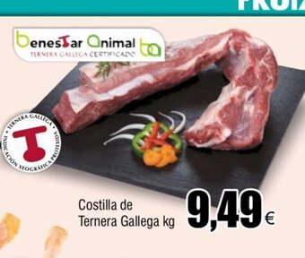 FROIZ Costilla de Ternera Gallega kg oferta