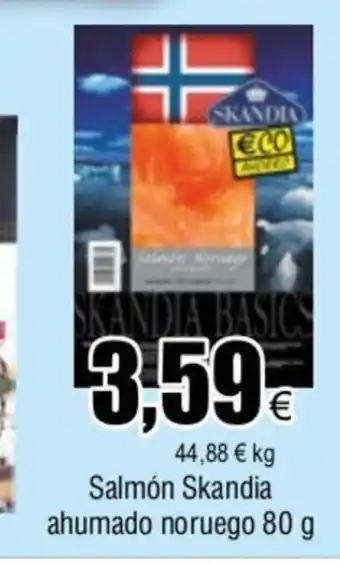 FROIZ Salmón Skandia Ahumado Noruego 80g oferta