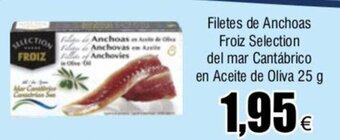 FROIZ Filetes de Anchoas Froiz Selection del Mar Cantábrico en Aceite de Oliva 25 g oferta