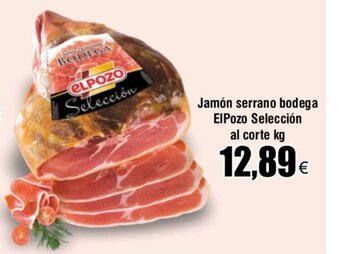 FROIZ Jamón Serrano Bodega ElPOzo Selección Al Corte kg oferta