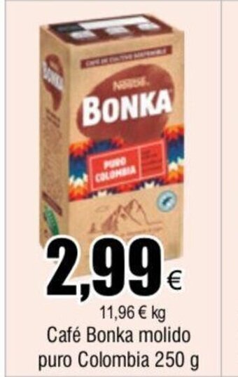 FROIZ Café Bonka Molido Puro Colombia oferta