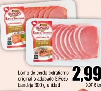 FROIZ Lomo de cerdo oferta