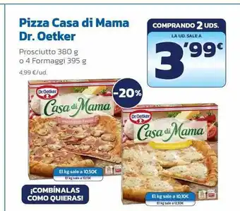 AhorraMas Pizza casa di mama dr. oetker oferta