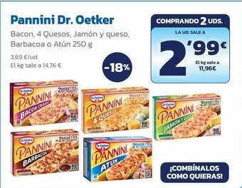 AhorraMas Pannini dr. oetker oferta