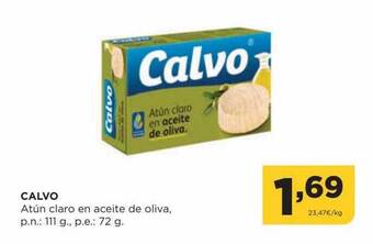 Alimerka Calvo atún claro en aceite de oliva oferta