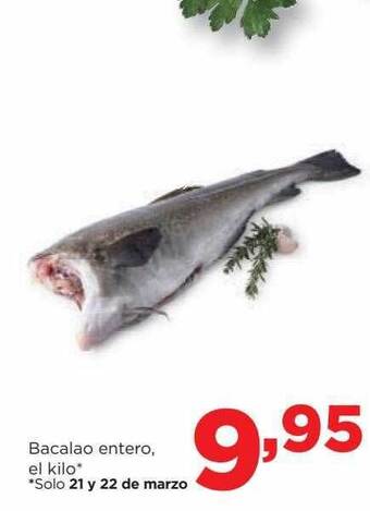 Alimerka Bacalao entero el kilo oferta