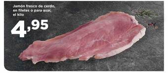Alimerka Jamón fresco de cerdo, en filetes o para asar, el kilo oferta