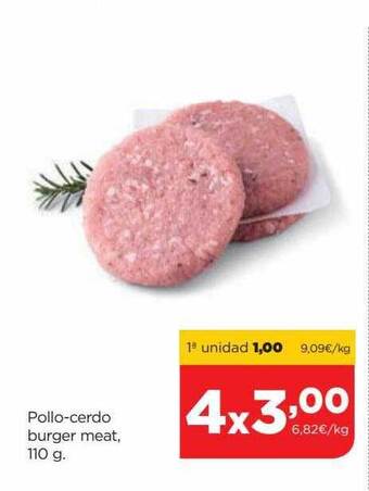 Alimerka Pollo-cerdo burger meat oferta