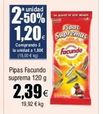 FROIZ Pipas Facundo Suprema 120g oferta