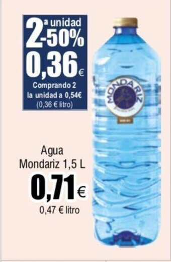 FROIZ Agua Mondariz 1.5 L oferta