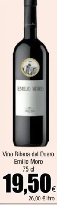FROIZ Vino Ribera Del Duero Emilio Moro 75 cl oferta