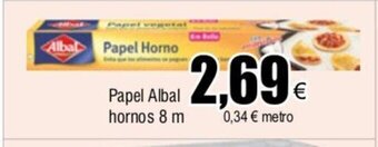 FROIZ Papel Albal Hornos 8 m oferta