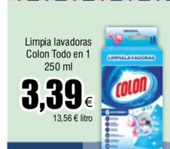 FROIZ Limpia Lavadoras Colon Todo en 1 250 ml oferta