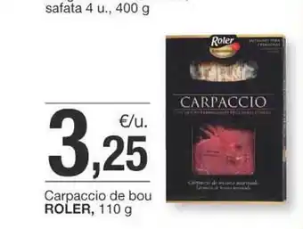 BonpreuEsclat Carpaccio de bou roler oferta