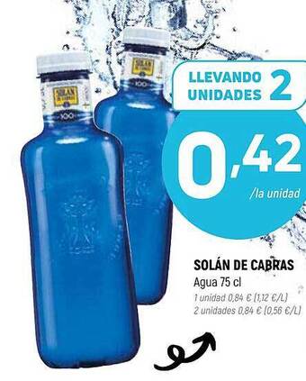 Coviran Solán de cabras agua oferta