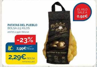 Supermercados La Despensa Patatas del pueblo oferta